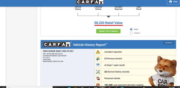 H E M I M O P A R RAM 1500SLT 4-DR CREW CAB 4 X 4 - cars & for sale in Fisher, IL – photo 20
