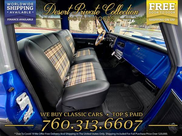 1972 Chevrolet c10 Short Bed FULLY RESTORED 454 Pickup is clean for sale in Other, IL – photo 13