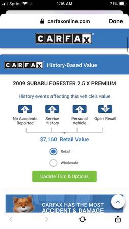 2009 Subaru Forester limited ( premium pkg , 2 owner, runs great) for sale in Garner, NC – photo 20