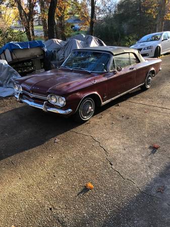 1964 Corvair Convertible 4-speed - cars & trucks - by owner -... for sale in Knoxville, TN – photo 22