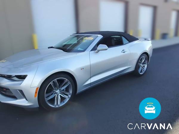 2017 Chevy Chevrolet Camaro LT Convertible 2D Convertible Silver - -... for sale in Atlanta, WY – photo 3