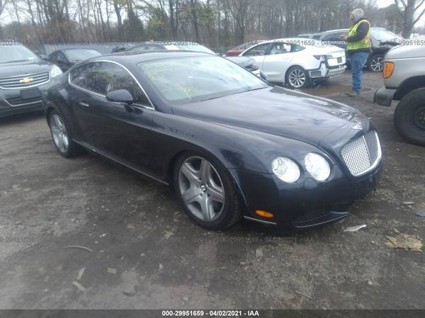 2005 Bentley Continental GT AWD Repairable/Salvage Title/Easy Fix for sale in MIDDLEBORO, MA
