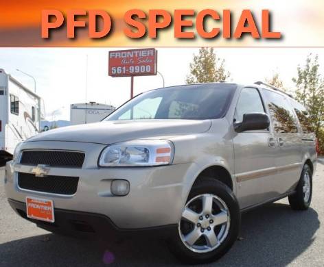 2007 Chevrolet Uplander 3.9L, V6, 3rd Row, DVD, Leather, Clean!!! for sale in Anchorage, AK