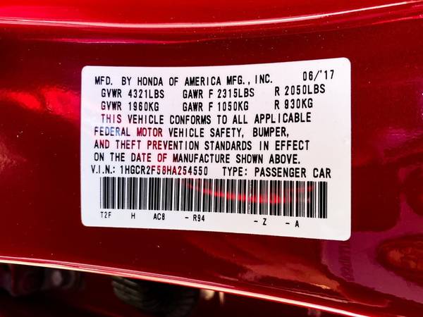 Honda Accord Sport Customer Leather Interior Keyless FWD Sport Car... for sale in Wilmington, NC – photo 16