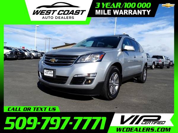 234/mo - 2015 Chevrolet Traverse 2LT 2 LT 2-LT AWD for sale in Moses Lake, WA – photo 4