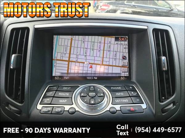 2011 Infiniti G37 Coupe 2dr x AWD 90 Days Car Warranty for sale in Miami, FL – photo 22