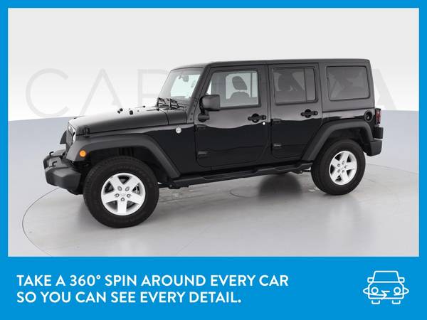 2017 Jeep Wrangler Unlimited Sport S Sport Utility 4D suv Black for sale in Waco, TX – photo 3