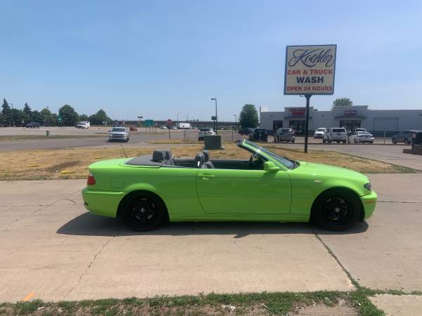 2004 BMW 330CI convertible Only 130K Miles M3 rims Lime green for sale in Osseo, MN – photo 20