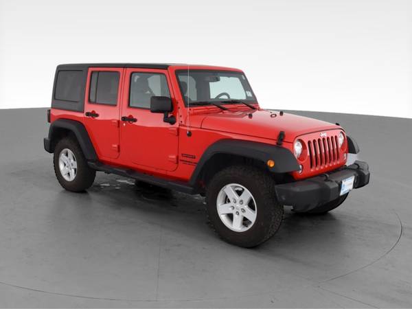 2017 Jeep Wrangler Unlimited Sport SUV 4D suv Red - FINANCE ONLINE -... for sale in Palmdale, CA – photo 15
