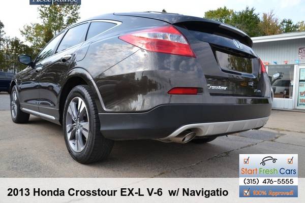 4WD*2013 HONDA CROSSTOUR EX-L V-6 W/ NAVIGATION - cars & trucks - by... for sale in Syracuse, NY – photo 3
