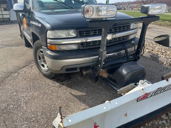 2001 Chevy 1500 4 WD & Heavy Duty Blizzard plow - - by for sale in Erie, PA – photo 12