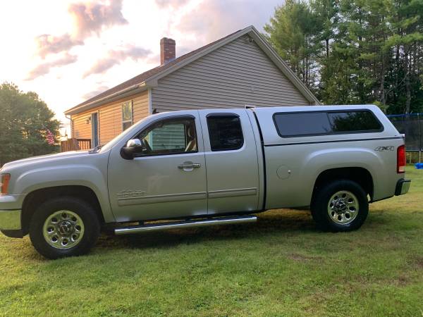 2011 GMC 1500 4x4 84k miles, plow and cap for sale in Casco, ME – photo 3