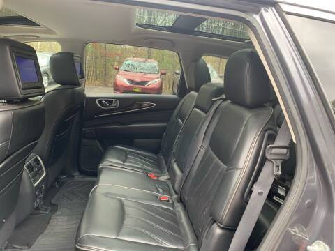 15, 999 2013 Infiniti JX35 AWD SUV Dual Roofs, DVD Systems for sale in Belmont, NH – photo 19