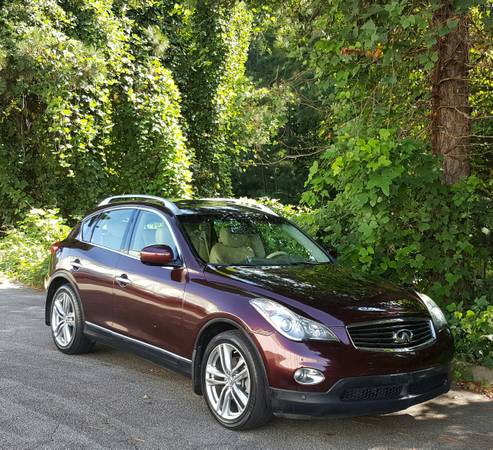 Dark Red 2011 Infiniti EX35 // 114K // AWD // Backup Camera - cars &... for sale in Raleigh, NC – photo 6