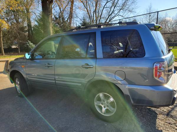 2007 Honda Pilot EX-L 4WD 5 SP Auto w/ Rear Ent, Steel Blue - cars &... for sale in Falls Church, District Of Columbia – photo 2