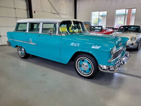 1955 Chevrolet Bel Air 4 Door Station Wagon - - by for sale in Bend, OR – photo 3