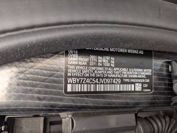 2018 BMW i3 SKU: JVD97429 Hatchback - - by dealer for sale in Bellevue, WA – photo 23