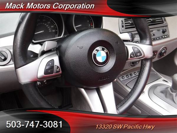 2004 BMW Z4 Premium PKG Roadster 2-Owners Dream Red Interior 6-Speed S for sale in Tigard, OR – photo 14