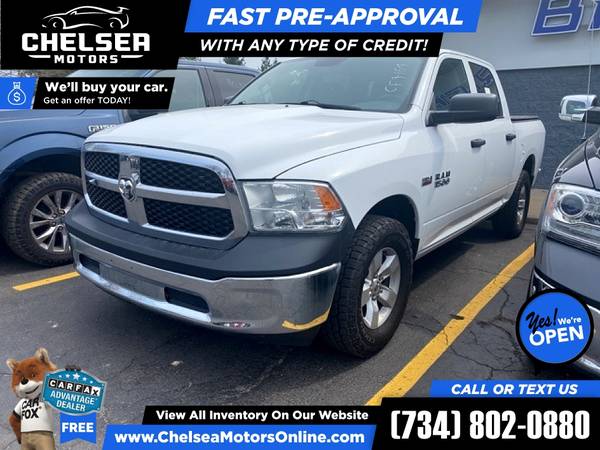 353/mo - 2015 Ram 1500 Tradesman 4WD! Crew 4 WD! Crew 4-WD! Crew Cab for sale in Chelsea, OH