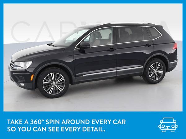 2018 VW Volkswagen Tiguan 2 0T SEL Sport Utility 4D suv Black for sale in Indianapolis, IN – photo 3