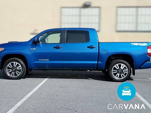 2018 Toyota Tundra CrewMax SR5 Pickup 4D 5 1/2 ft pickup Blue - -... for sale in Hugo, MN – photo 5