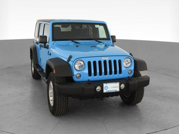 2017 Jeep Wrangler Unlimited Sport S Sport Utility 4D suv Blue - -... for sale in Colorado Springs, CO – photo 16