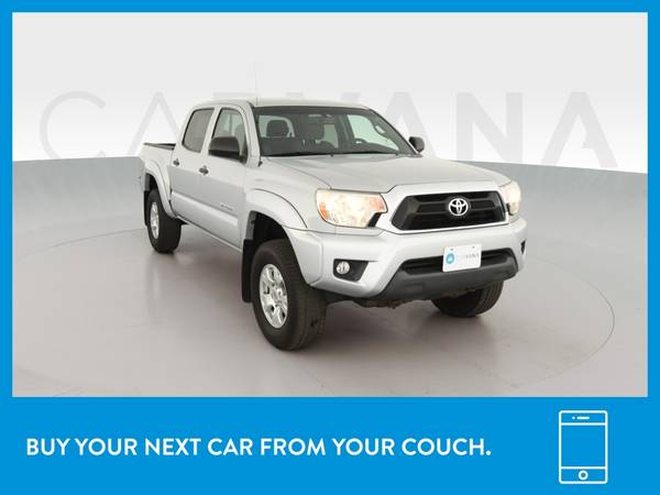 2013 Toyota Tacoma Double Cab PreRunner Pickup 4D 5 ft pickup Silver for sale in Atlanta, CA – photo 12