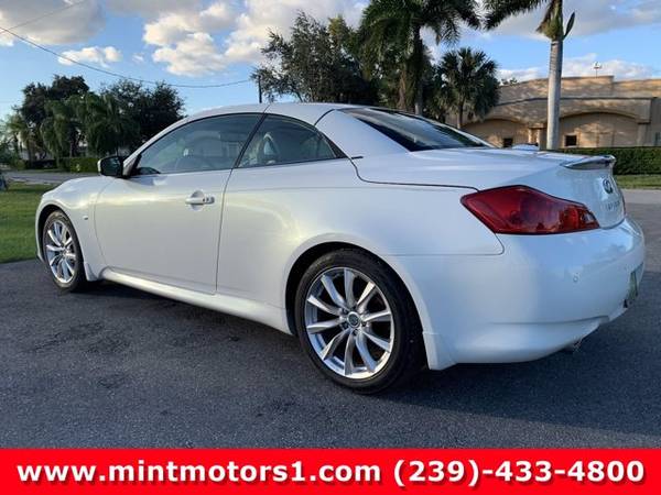2014 Infiniti Q60 Convertible - cars & trucks - by dealer - vehicle... for sale in Fort Myers, FL – photo 3