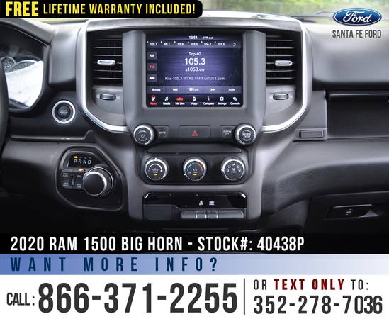 2020 RAM 1500 BIG HORN 4WD *** Camera, Cruise, Homelink *** - cars &... for sale in Alachua, FL – photo 12