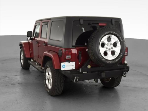 2013 Jeep Wrangler Unlimited Sahara Sport Utility 4D suv Red -... for sale in Alexandria, MD – photo 8