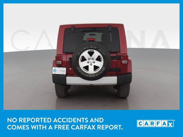 2012 Jeep Wrangler Unlimited Sahara Sport Utility 4D suv Red for sale in Cleveland, OH – photo 7