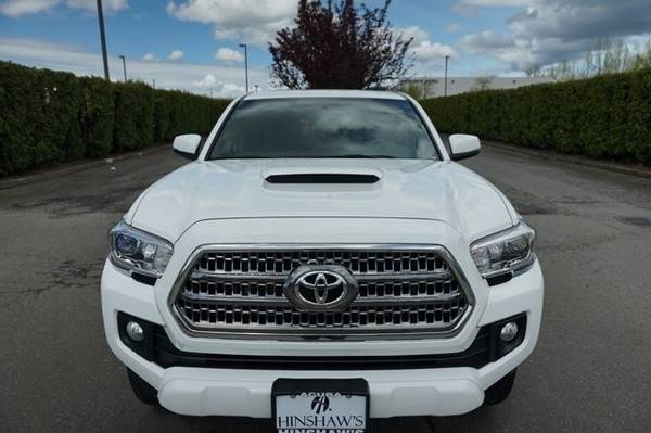 2017 Toyota Tacoma 4x4 4WD Truck Crew cab EBONY - - by for sale in Fife, WA – photo 4