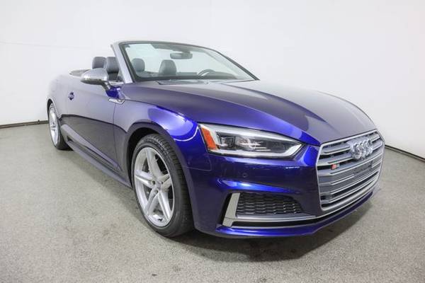 2018 Audi S5 Cabriolet, Navarra Blue Metallic/Black Roof - cars &... for sale in Wall, NJ – photo 7