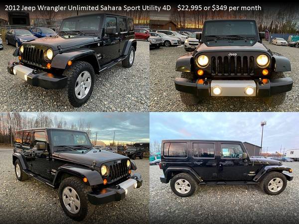 2013 Jeep Wrangler Unlimited Sahara Sport Utility 4D FOR ONLY for sale in Anchorage, AK – photo 14