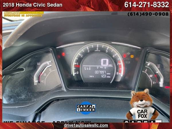 2018 Honda Civic Sedan LX Manual - cars & trucks - by dealer -... for sale in Columbus, OH – photo 14