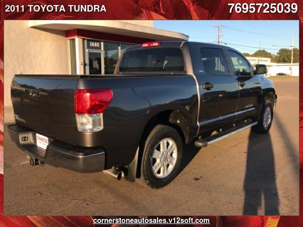 2011 TOYOTA TUNDRA CREWMAX SR5 - cars & trucks - by dealer - vehicle... for sale in Flowood, MS – photo 4