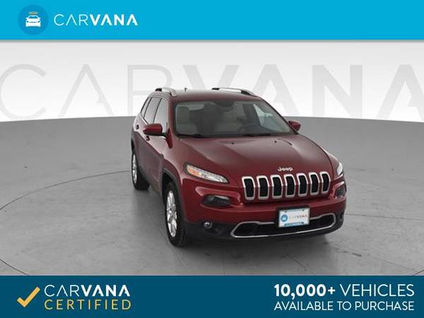 2016 Jeep Cherokee Limited Sport Utility 4D suv MAROON - FINANCE for sale in Round Rock, TX