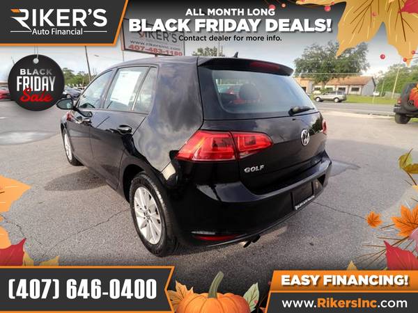 $141/mo - 2015 Volkswagen Golf TSI SE 4-Door - 100 Approved! - cars... for sale in Kissimmee, FL – photo 13