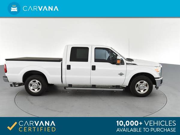 2011 Ford F250 Super Duty Crew Cab XLT Pickup 4D 6 3/4 ft pickup White for sale in Detroit, MI – photo 10