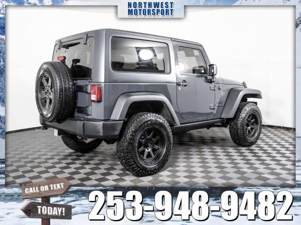 Lifted 2016 *Jeep Wrangler* Sport 4x4 - cars & trucks - by dealer -... for sale in PUYALLUP, WA – photo 4