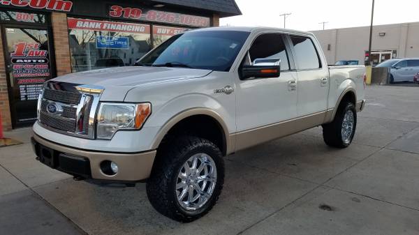 2012 FORD F150 KING RANCH CREW 4X4!! - cars & trucks - by dealer -... for sale in Cedar Rapids, IA – photo 2