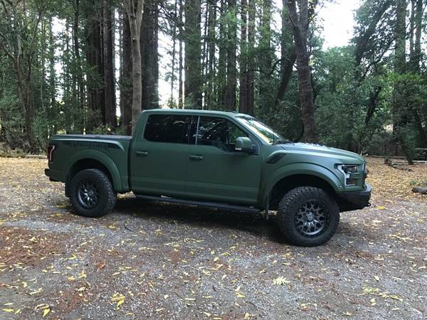 ONE OF A KING RAPTOR with MILITARY GREEN WRAP over white - cars & for sale in San Carlos, CA – photo 4
