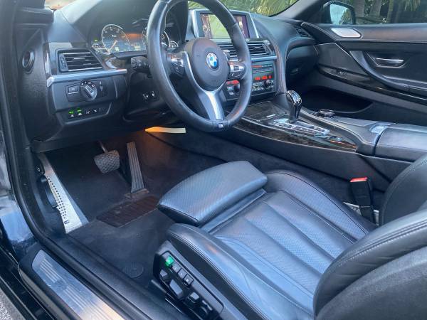 2015 BMW 650I XDRIVE CONVERTIBLE,LOADED, BLACK ON BLACK,LOOOOK!!! -... for sale in Hollywood, FL – photo 12