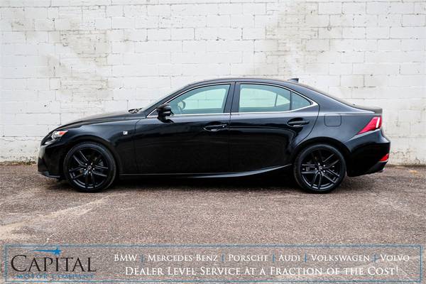 Incredible Stance! All-Wheel Drive Lexus IS250 F-SPORT w/LEDs, Nav,... for sale in Eau Claire, WI – photo 2