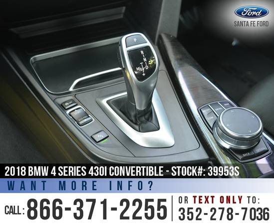 *** 2018 BMW 4 Series 430i *** Bluetooth - Leather Seats - SiriusXM for sale in Alachua, FL – photo 18