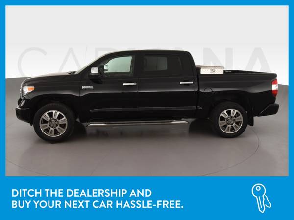 2014 Toyota Tundra CrewMax Platinum Pickup 4D 5 1/2 ft pickup Black for sale in Columbia, MO – photo 4