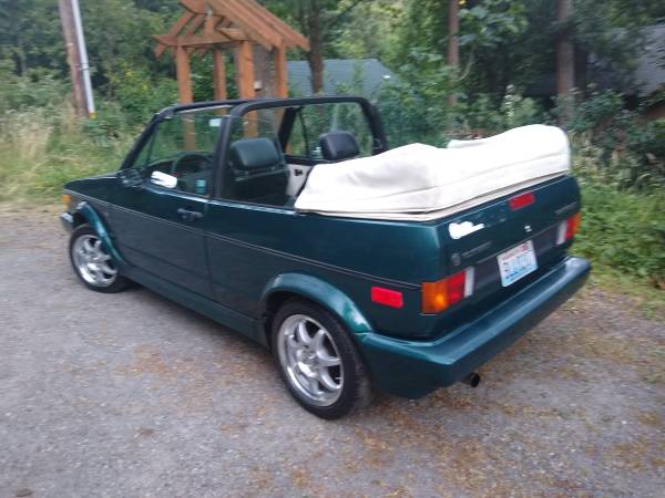 92 VW Cabriolet Convertible Wolfsburg Edition - - by for sale in Bellingham, WA – photo 3