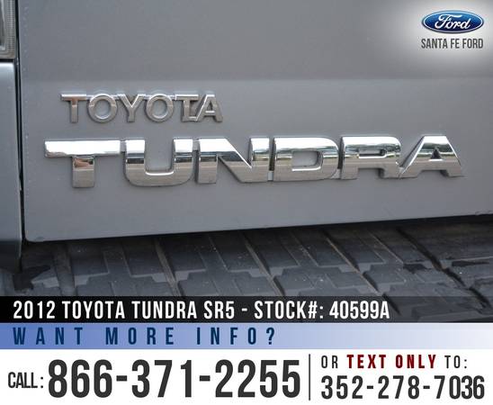 2012 Toyota Tundra SR5 *** Camera, Homelink, Tinted Windows *** -... for sale in Alachua, FL – photo 20