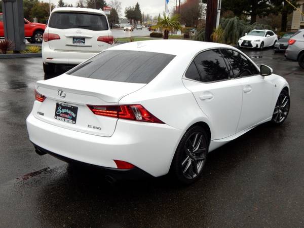 WHITE ON RED 2015 Lexus IS250 F-SPORT West Coast Owned No for sale in Auburn, WA – photo 20