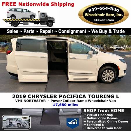 2019 Chrysler Pacifica Touring L Wheelchair Van VMI Northstar - Pow... for sale in LAGUNA HILLS, AZ – photo 2